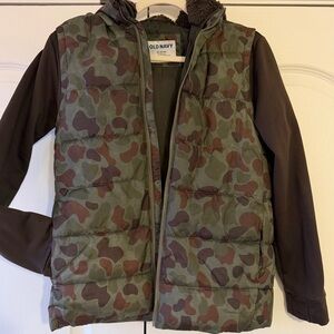 Old Navy Camouflage Puffer Jacket